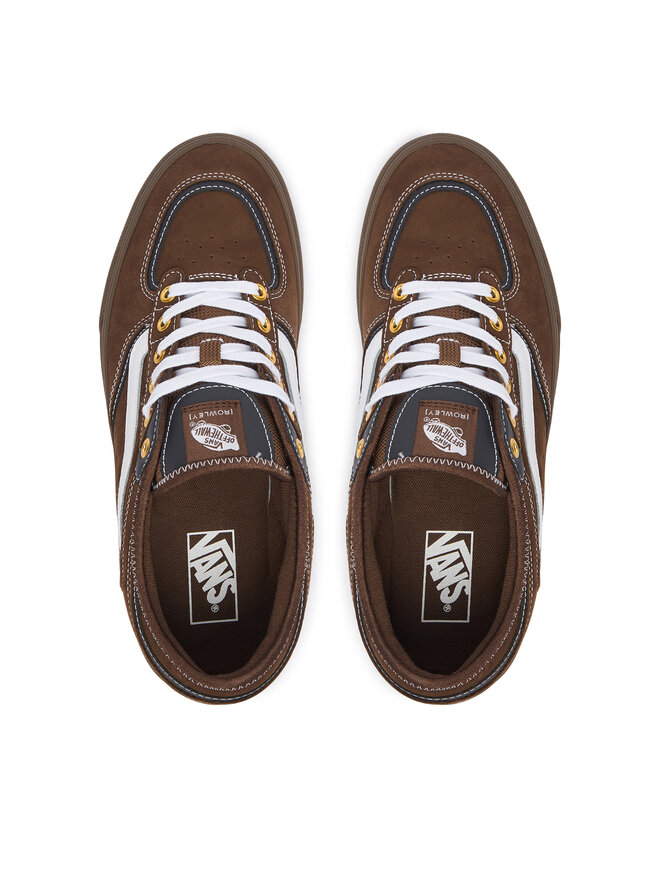 Vans Sneakers aus Stoff Vans Rowley Classic VN000SF4BRO1 Dunkelbraun