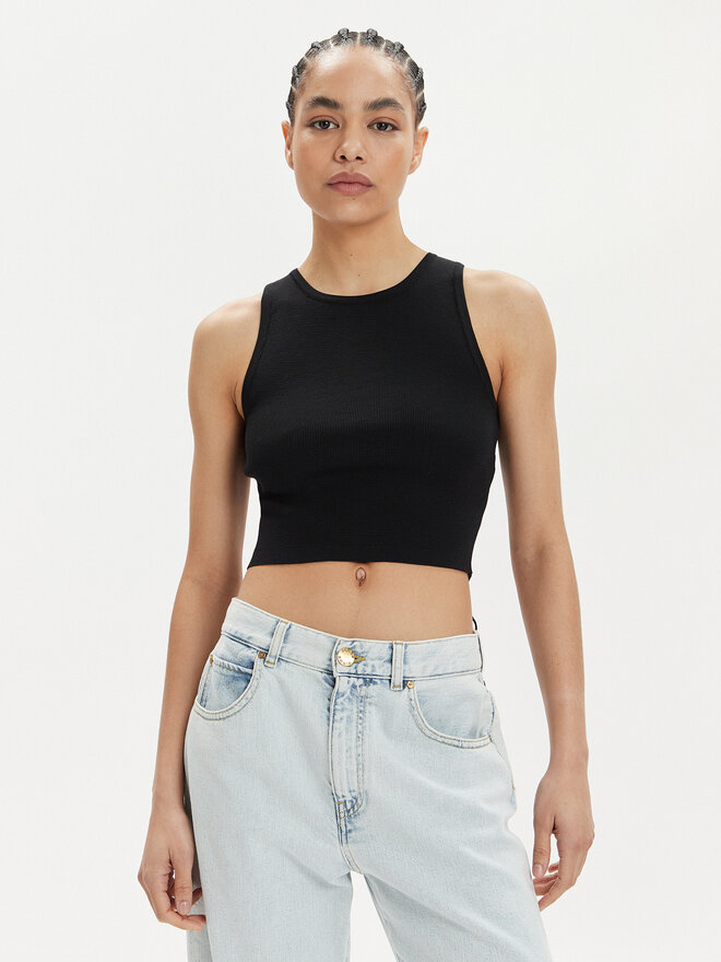 Vero Moda Vero Moda Τοπ Ginny 10300339 Μαύρο Slim Fit