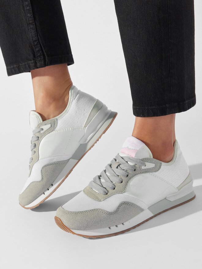 Pepe Jeans Zapatillas Pepe Jeans London W Troy PLS31466 Blanco