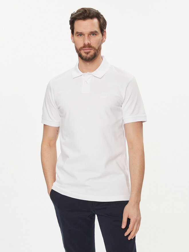BOSS Boss Poloshirt Passenger 50507803 Weiß Slim Fit