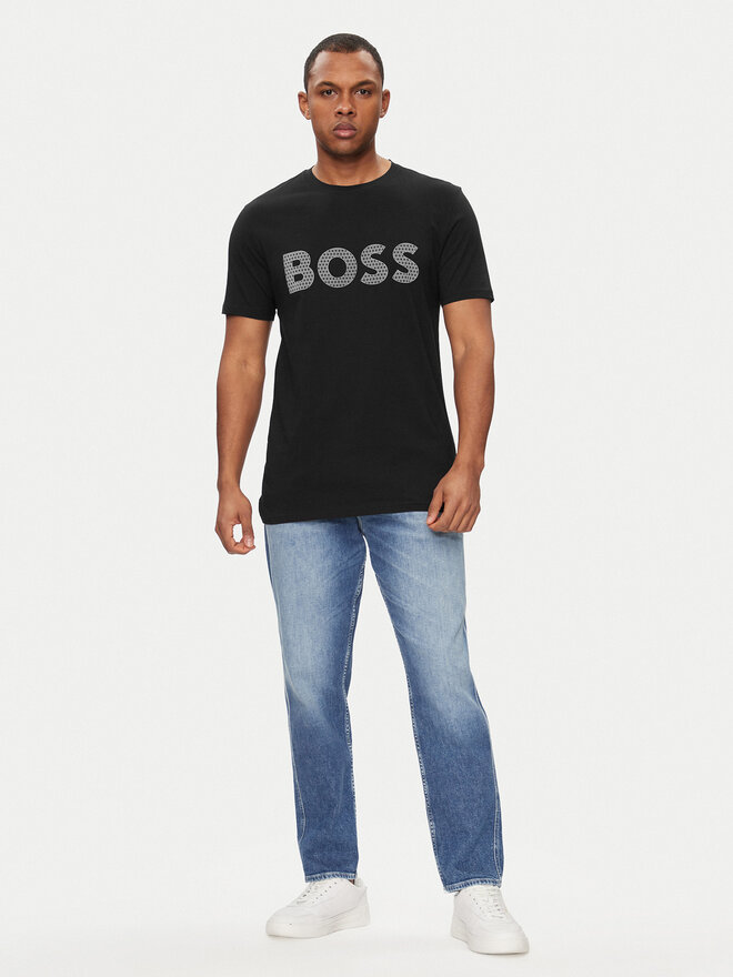 BOSS BOSS Camiseta Teebossrete 50495719 Negro Regular Fit