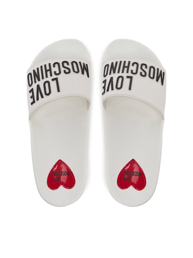 LOVE MOSCHINO Natikače LOVE MOSCHINO JA28052G1MI14100 Bijela