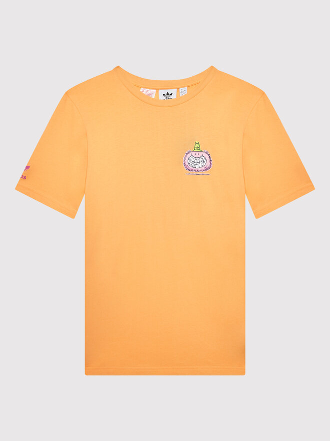 adidas adidas Marškinėliai KEVIN LYONS HF7579 Oranžinė Regular Fit