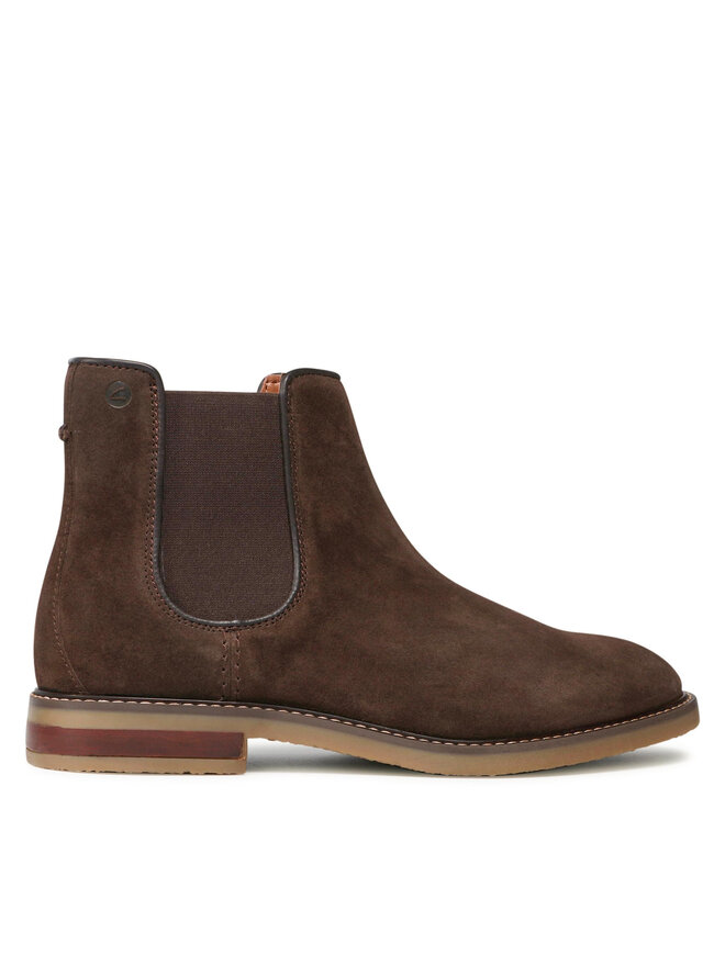 Clarks Μποτάκια με λάστιχο Clarks Jaxen Chelsea 261628067 Καφέ