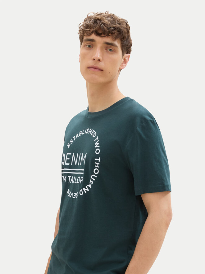 Tom Tailor Denim Tom Tailor Denim T-Shirt 1043491 Grün Regular Fit