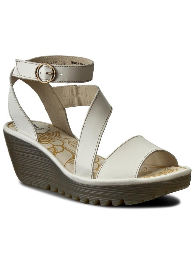 Sandalias Fly London Yesk P500526004 Blanco zapatos.es