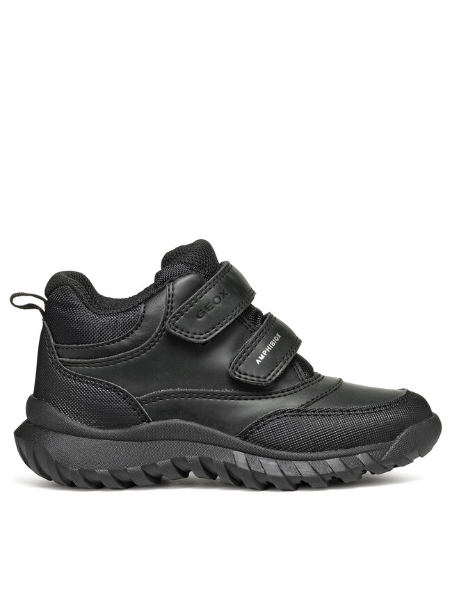 Geox Schnürschuhe Geox J Simbyos Boy B Abx J46L0B 0MEFU C9999 D Schwarz