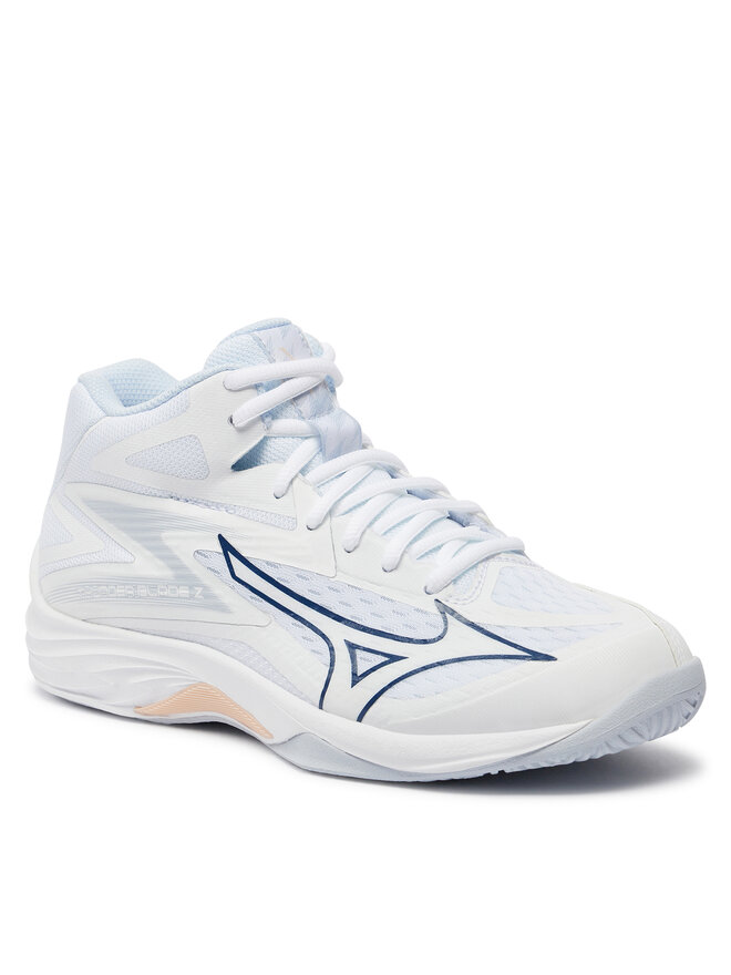 Mizuno Παπούτσια Σάλας Mizuno Thunder Blade Z Mid V1GC2375 Λευκό