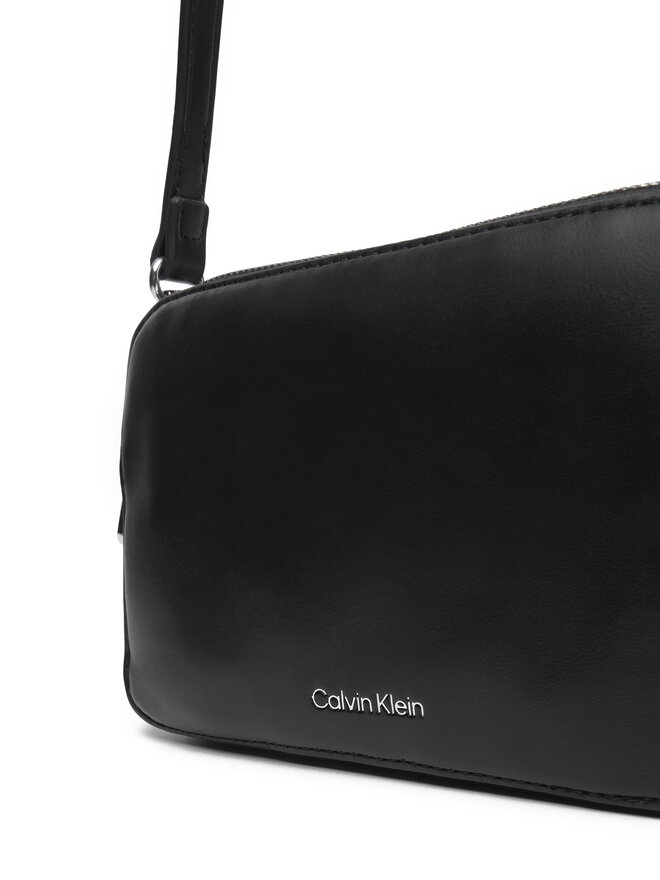 Calvin Klein Handtasche Calvin Klein Webbing Double Strap Camera Bag LV04F3165G Schwarz
