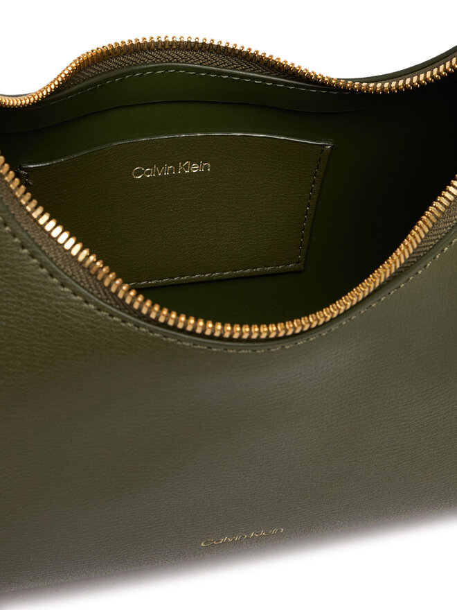 Calvin Klein Handtasche Calvin Klein Foil Logo Conv Shou?Lder Bag LV04F3272G Beige