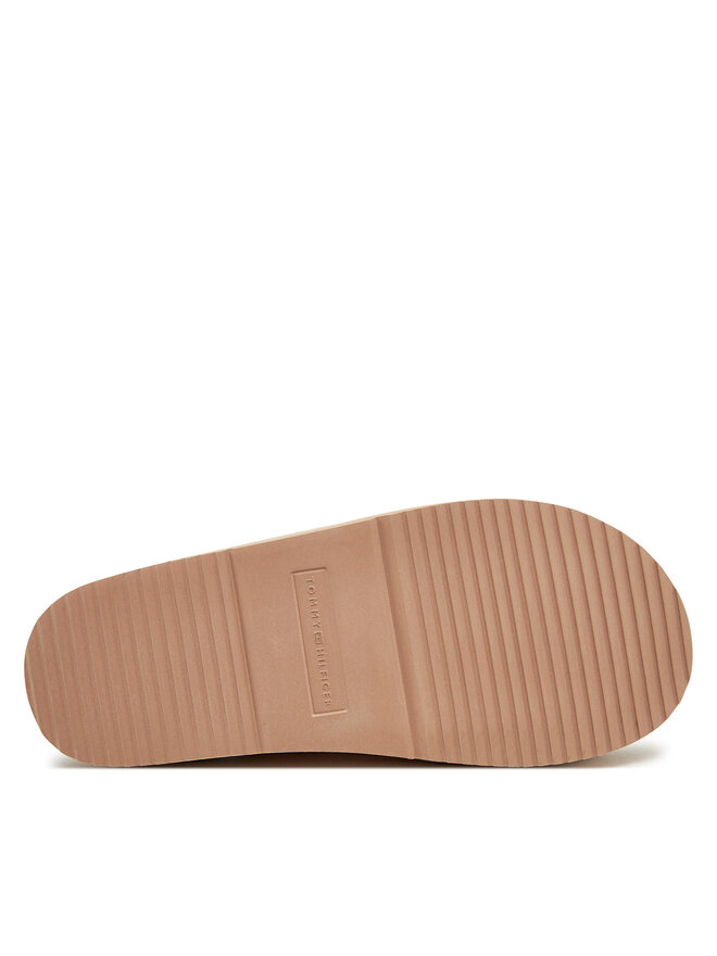 Tommy Hilfiger Ciabatte Tommy Hilfiger Suede Closed Toe Mule FW0FW08583 Beige