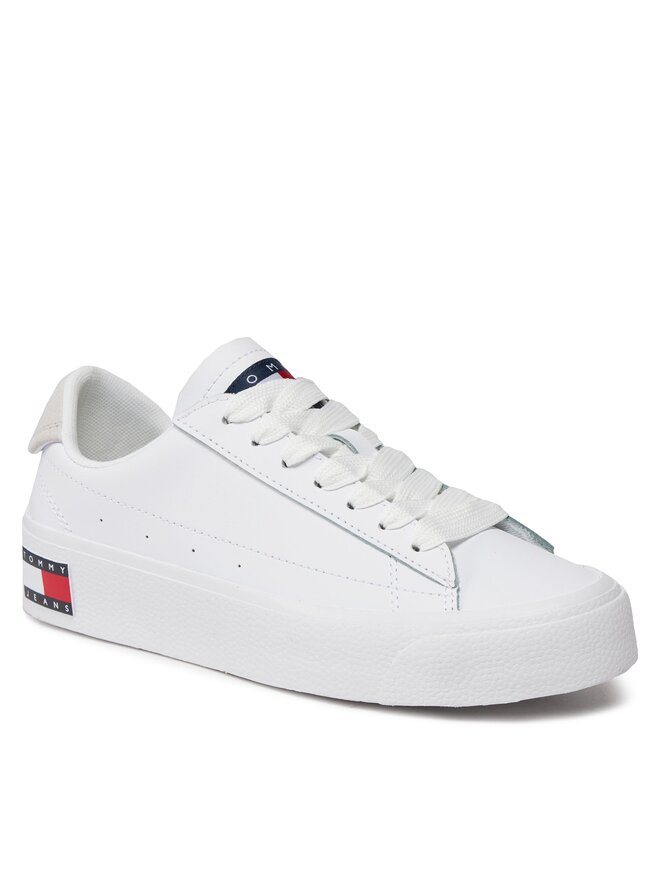 Tommy Jeans Sneakers Tommy Jeans Tjw Vulc Flatform Sneaker Ess EN0EN02509 Alb