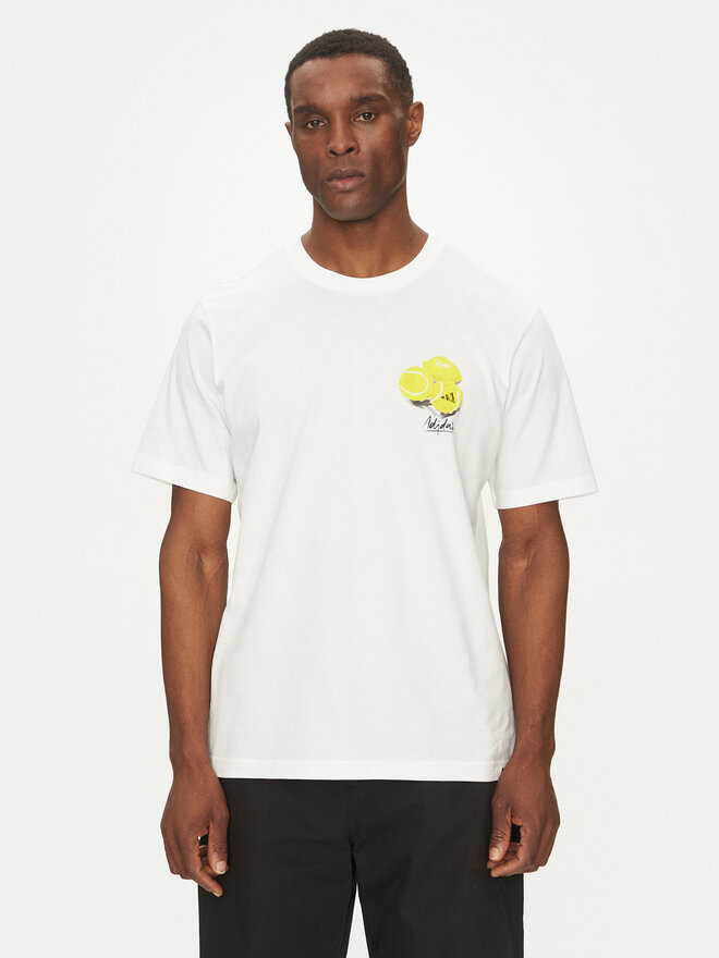 adidas adidas Póló Lounge Still Life Lemons Graphic JJ3959 Fehér Regular Fit
