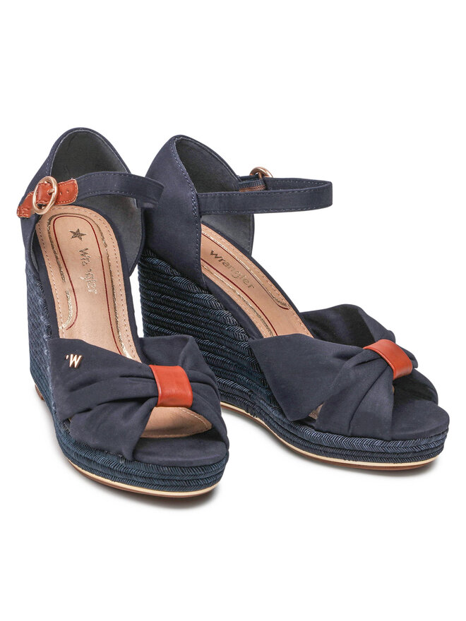 Wrangler Espadryle Wrangler Raval Cross WL21681A Granatowy