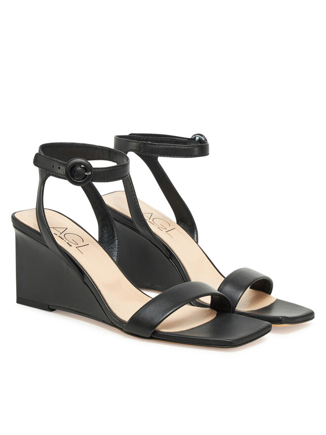 AGL Sandály AGL Mimi D689001PCSOFTY0000 Černá