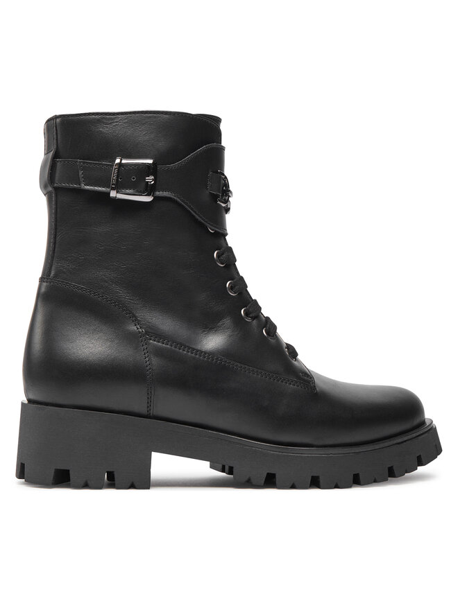 TWINSET Schnürstiefeletten TWINSET Anfibio 242GCJ S Schwarz