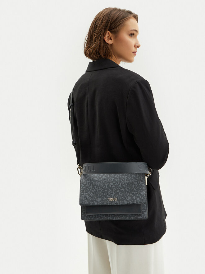 TOUS Handtasche TOUS Kaos Mini Lines Audree 2002183347 Grau