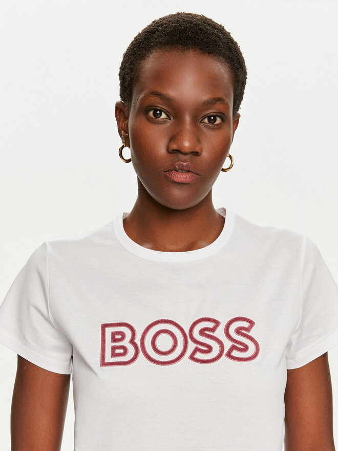 BOSS BOSS Camiseta Eventsa 50522209 Blanco Regular Fit