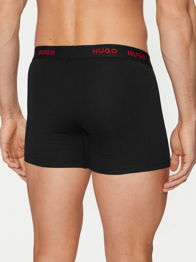 HUGO HUGO 3 darab boxer 50532613 Fekete