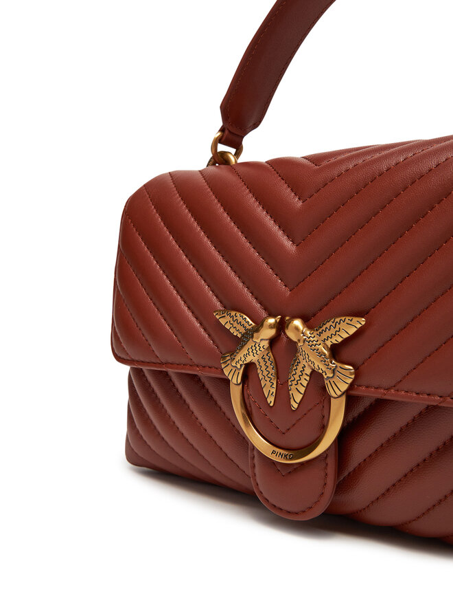 PINKO Handtasche PINKO Love Lady Puff Classic Cl PE 25 PLTT 100043 A0GK Braun