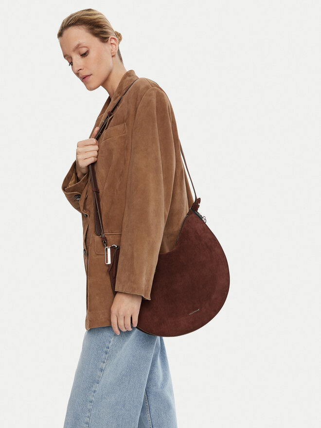 Coccinelle Сумка Coccinelle QKG Coccinellesunup Suede E1 QKG 13 01 01 Коричневий