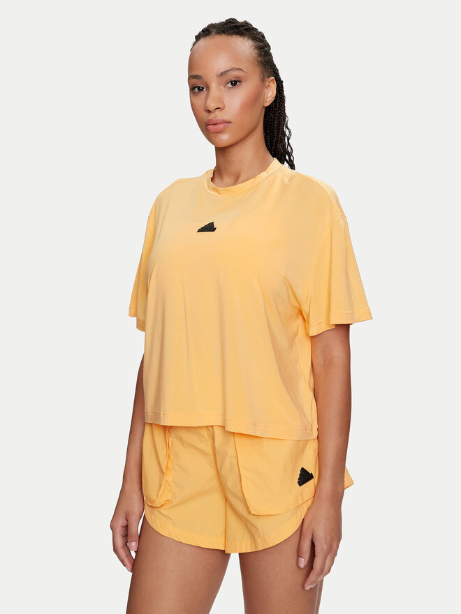 adidas adidas Camiseta City Escape IS0664 Amarillo Loose Fit