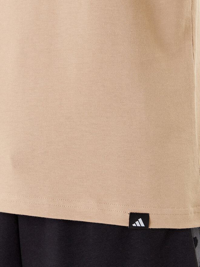 adidas adidas T-Shirt Slide Graphic JZ1037 Beige Regular Fit