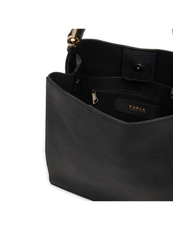 Furla Handtasche Furla Nuvola Bucket Bag Mini WB01373-HSF000-O6000 Schwarz