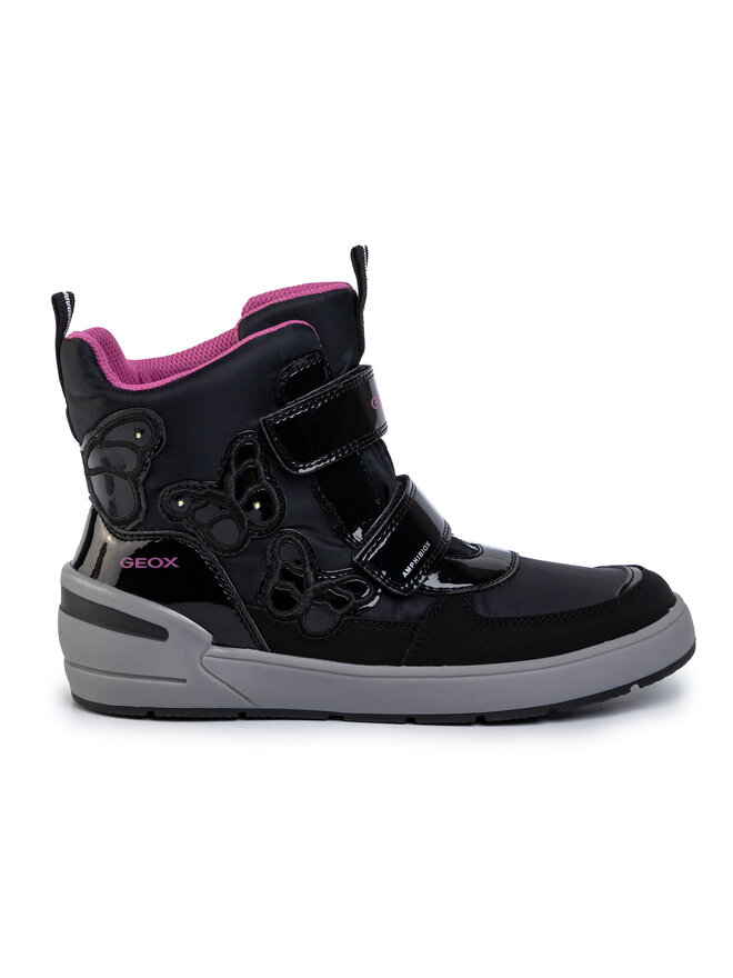Geox Stiefel Geox J Sleigh G.B Abx A J949SA 050FU C0922 DD Schwarz