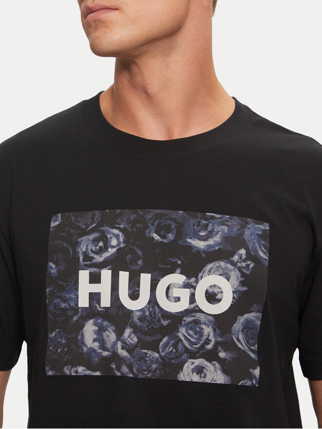 HUGO Hugo Футболка 50523999 Чорний Regular Fit