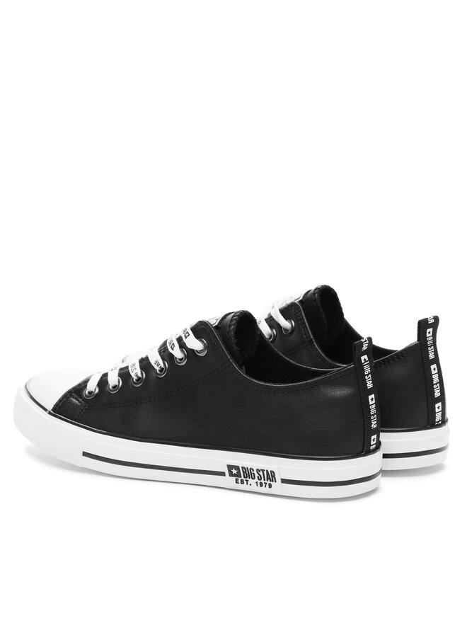 Big Star Shoes Plátěnky Big Star Shoes KK174047 Černá