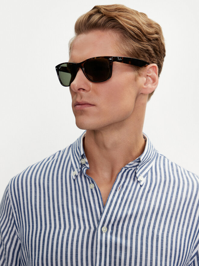 Ray-Ban Okulary przeciwsłoneczne Ray-Ban New Wayfarer 0RB2132 902/58 Brązowy
