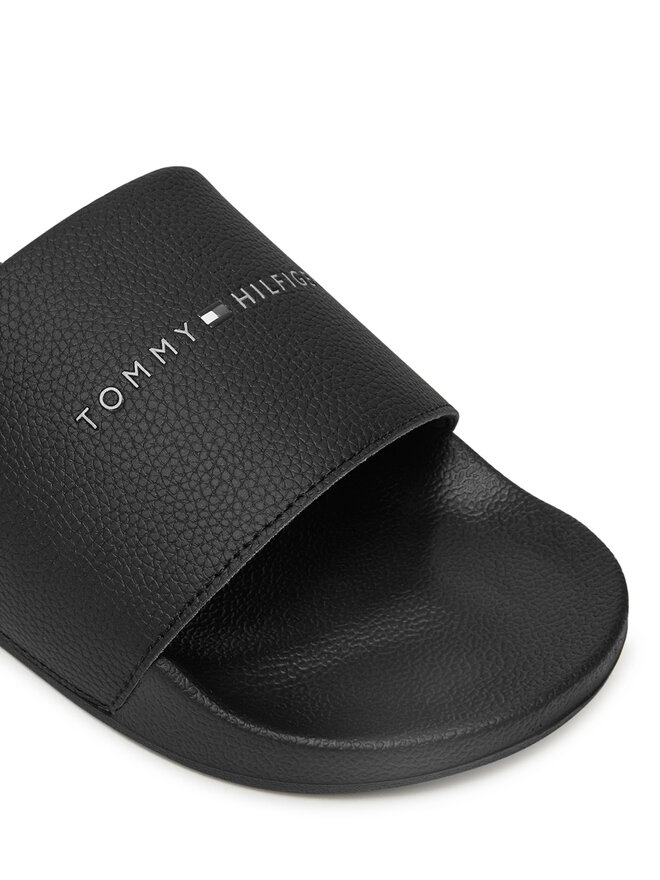 Tommy Hilfiger Nazouváky Tommy Hilfiger Hilifger Nyc Pool Slide FM0FM05432 Černá