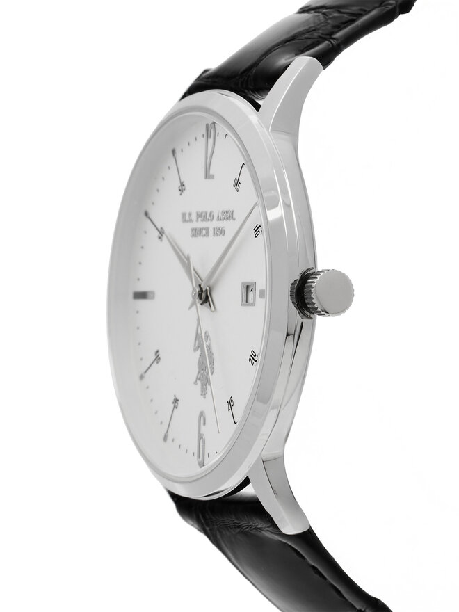 U.S. Polo Assn. Ρολόι U.S. Polo Assn. Dorian USP7273ST Μαύρο