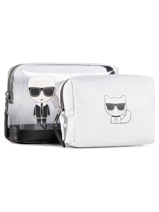 KARL LAGERFELD Súprava kozmetických taštičiek KARL LAGERFELD 205W3203 Biela