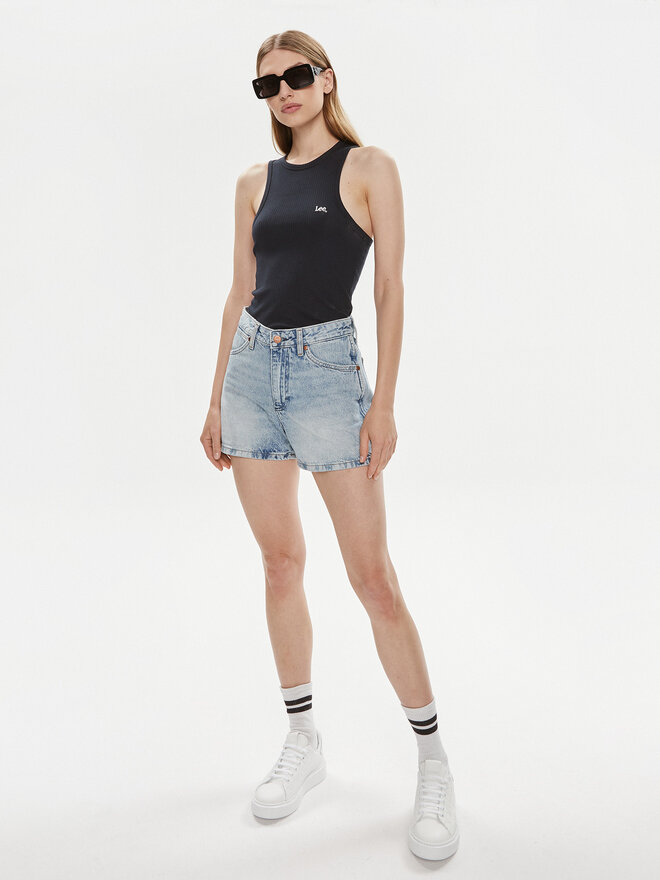 Lee Lee Top 112341592 Schwarz Slim Fit