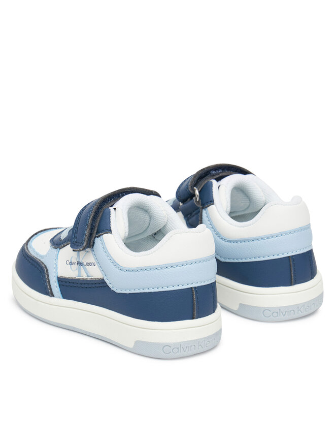 Calvin Klein Jeans Sneakersy Calvin Klein Jeans Low Cut Lace-Up/ Velcro Sneaker V1X9-82078-1355 M Niebieski