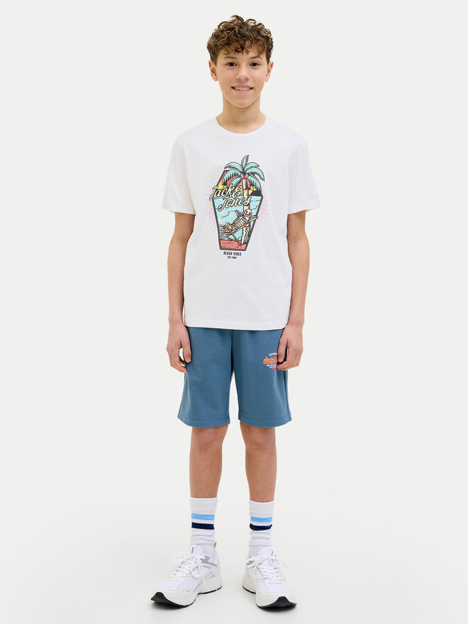 Jack&Jones Junior Jack&Jones Junior Camiseta Elijah 12269825 Blanco Regular Fit