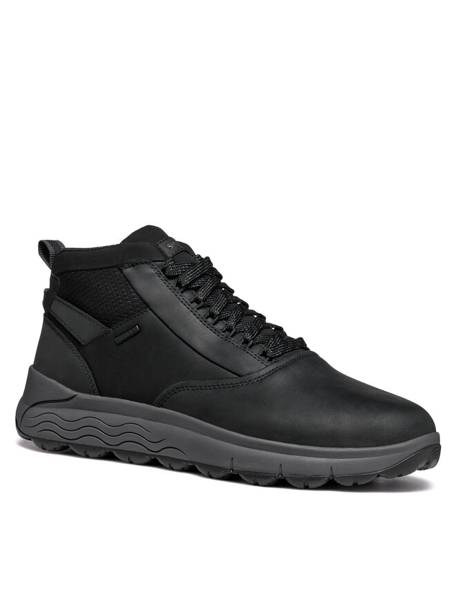 Geox Schnürschuhe Geox U Spherica 4X4 B Abx U26FDA 0FF6K C9997 Schwarz