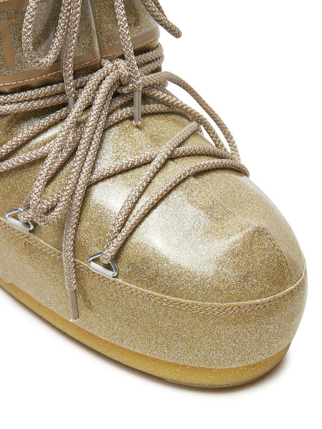 Moon Boot Śniegowce Moon Boot Icon Low Glitter 80D1409440 Złoty