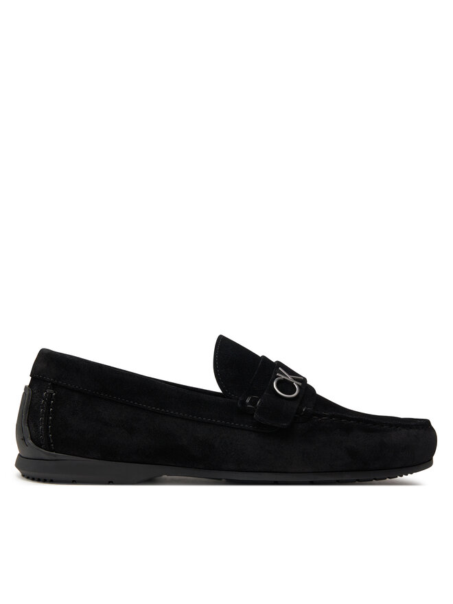 Calvin Klein Mocassini Calvin Klein Driving Shoe Bold Logo HM0HM01448 Nero