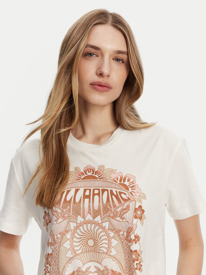 Billabong Billabong Póló EBJZT00424 Fehér Relaxed Fit