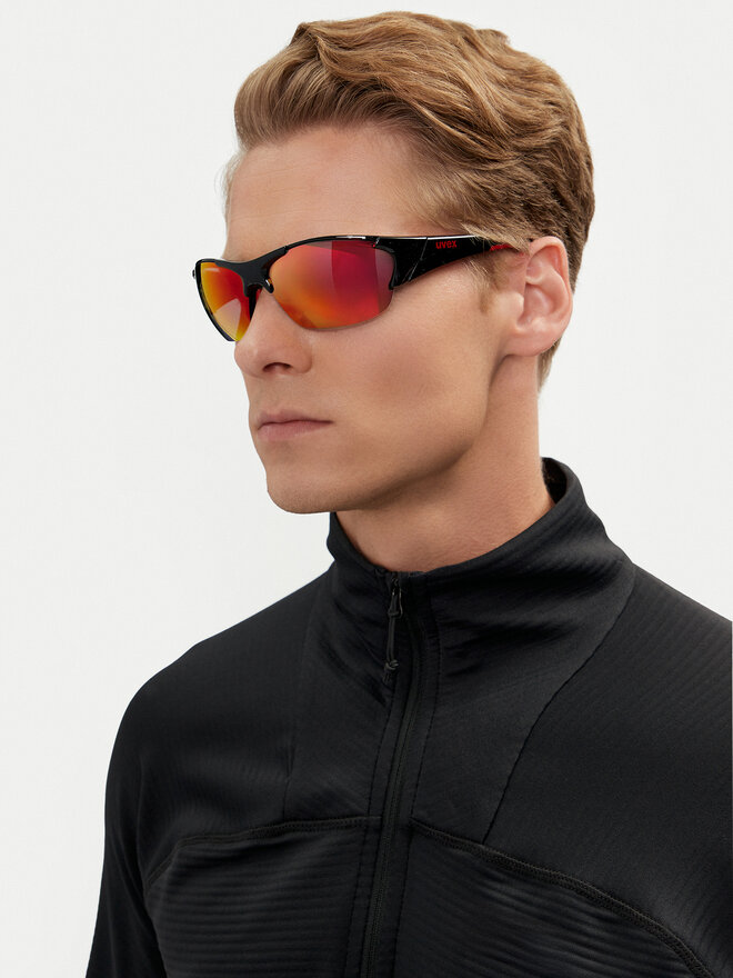 Uvex Okulary przeciwsłoneczne Uvex Blaze III S5320462316 Czarny