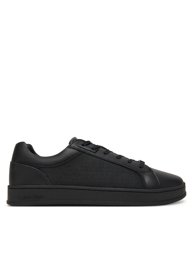 Calvin Klein Sneakersy Calvin Klein Low Top Lace Up Eyelet Jaq Mono HM0HM01815 Czarny