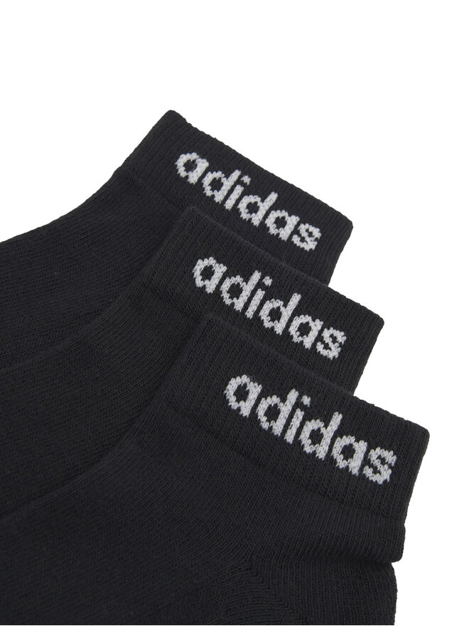 adidas Zestaw 3 par niskich skarpet unisex adidas 3-Pack IC1303 Czarny