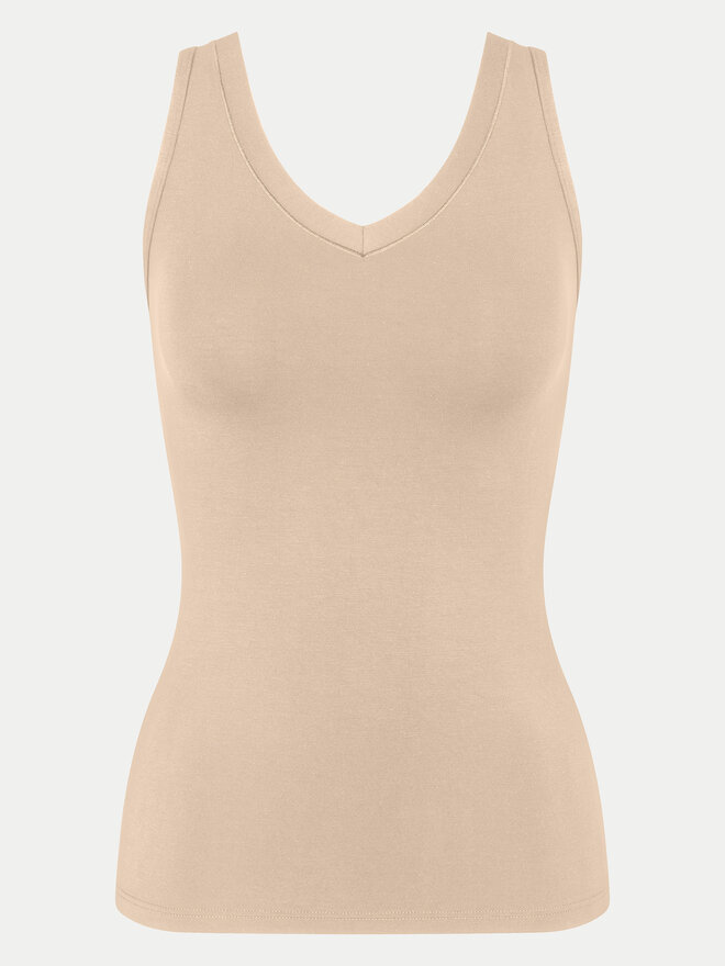 Triumph Triumph Top Sense Of Modal 10224796 Bež Slim Fit