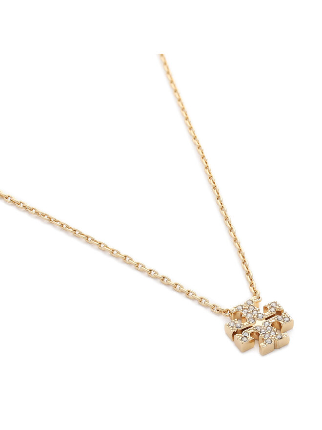 Tory Burch Halskette Tory Burch Kira Pave Delicate Necklace 61725 Goldfarben