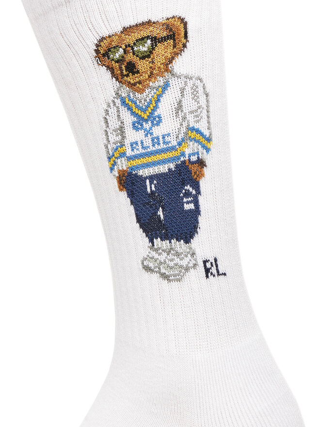 Polo Ralph Lauren Hohe Herrensocken Polo Ralph Lauren 449973027002 Weiß