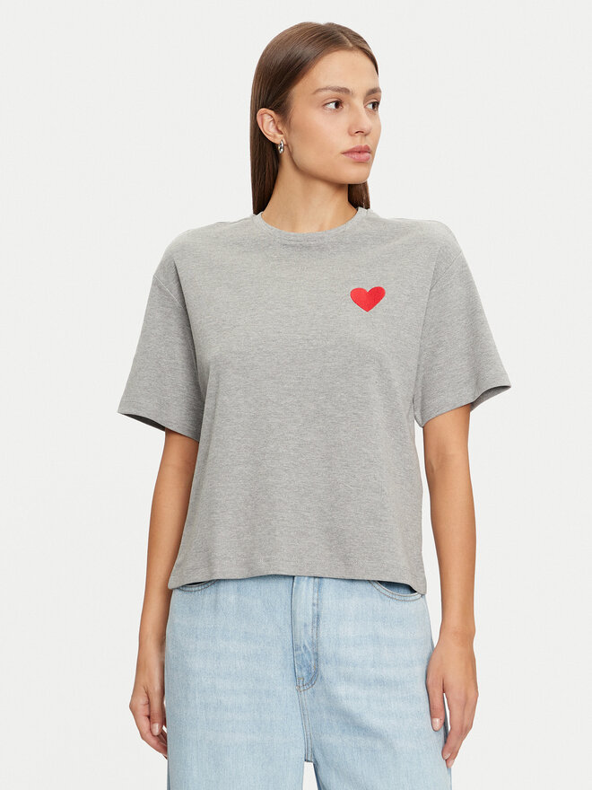 Vero Moda Vero Moda Marškinėliai Thilde 10329163 Pilka Regular Fit