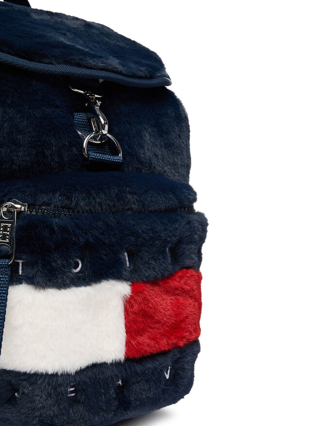 Tommy Jeans Rucksack Tommy Jeans Tjw Archive Fur Backpack AW0AW19078 Dunkelblau